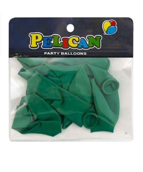Кульки Pelican 10 '(26 см) пастель зелений темний, 10 шт/уп Зелений Pelican (811019)