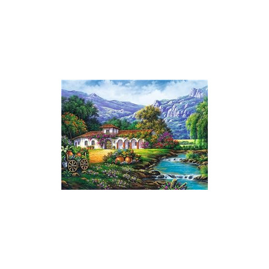 Картина за номерами "Гірська річка"40 * 50см, крас.-акрил, кисть-3шт. (1 * 5) (RSB8175)