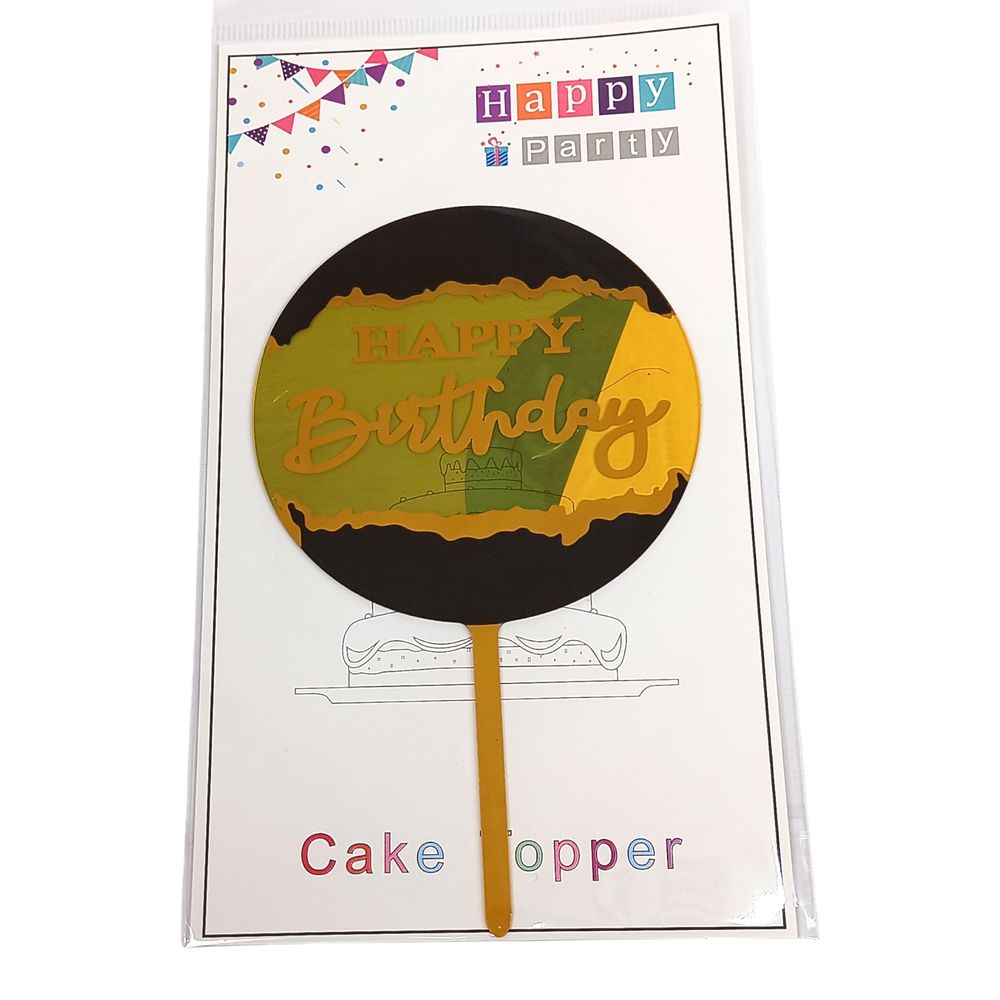 Топер для торта Happy Birthday Unison (10130-4)