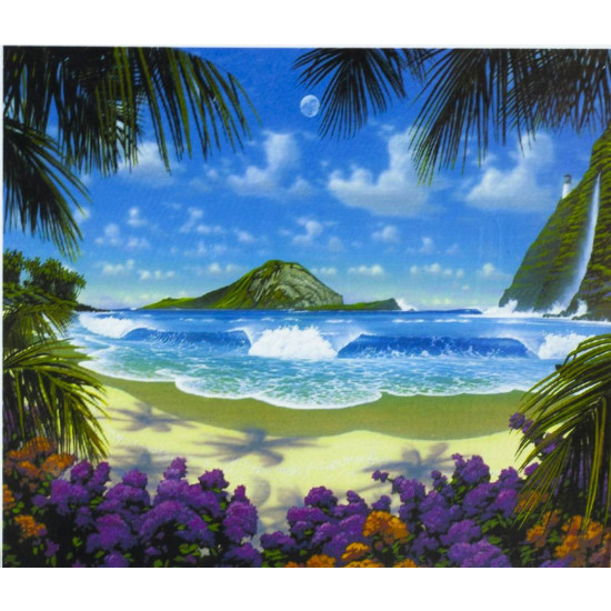 Картина за номерами "Тропики" 30*40см, крас.-акрил, кисть-3шт. (2106_O)
