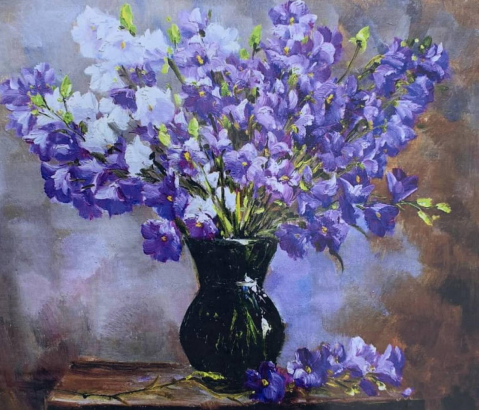 Картина по номерам "Букет" 40*50см,крас.-акрил,кисть-3шт (3463RA_B)