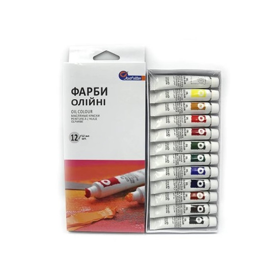 Фарби акварель "Basics" пластик туб 12 кольори  х 12мл. (1212C-EO-3)