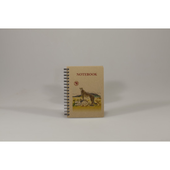 Книга записная 80 л А6 спираль клетка Ofort (KR6180K)