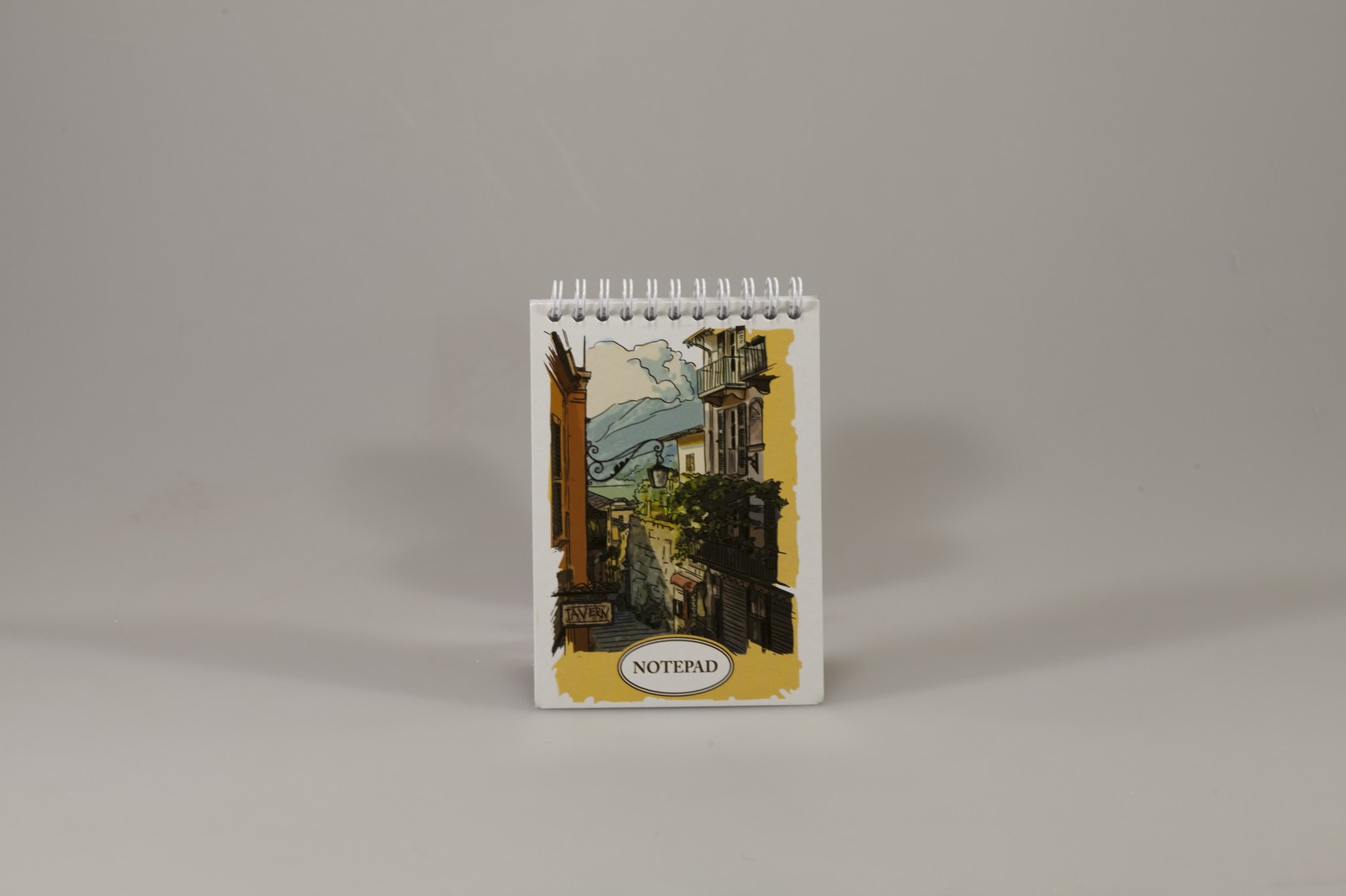 Блокнот А6 на спіралі KRAFT COLOR 80 аркушів клітинка, з перфорацією, KF6280K (KF6280K)