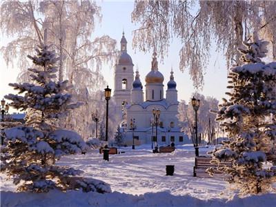 Картина по номерам "Церковь" 40*50см,крас.-акрил,кисть-3шт.(1*30) Разноцветный Unison (RA3273)