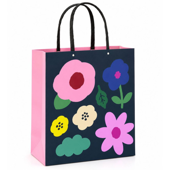 Пакет подарунковий  з пластиковими ручками  30,5 x 27 x 12см, 210 г (003 L-HD)