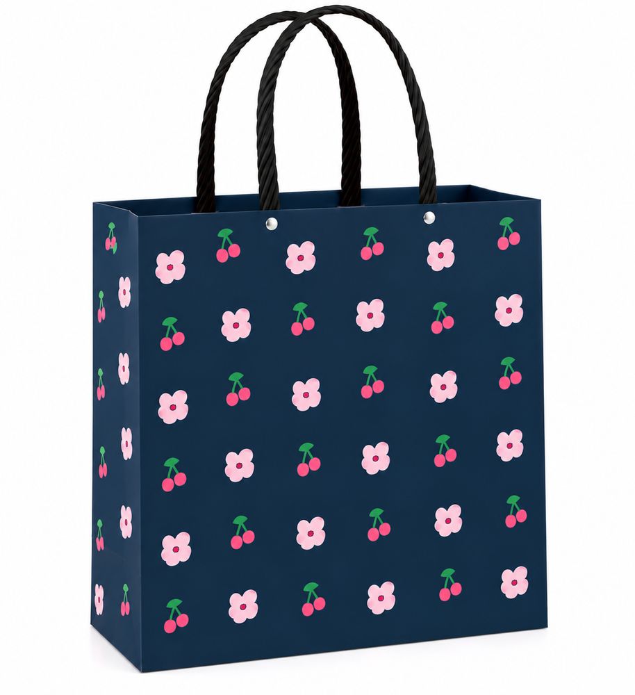 Пакет подарунковий  з пластиковими ручками  30,5 x 27 x 12см, 210 г (003 L-XX)