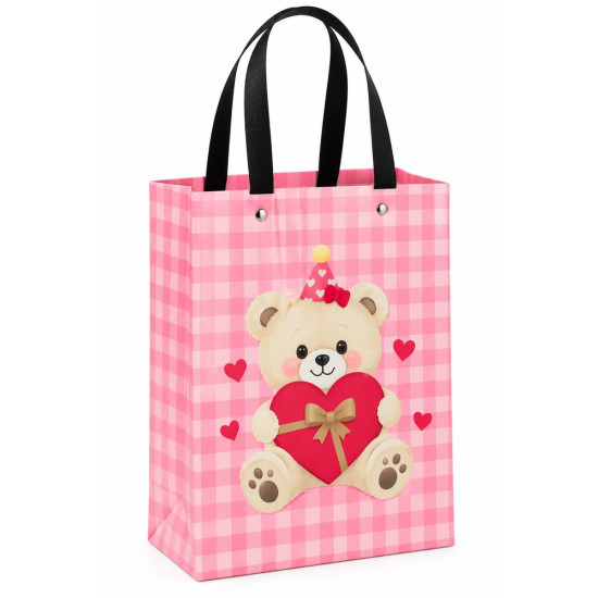 Пакет подарунковий  з пластиковими ручками  23 x 26 x 12см, 210 г (006 L-2)