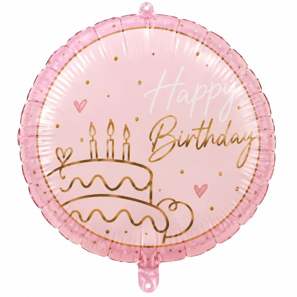 Кулька повітряна фольгована 18" торт Happy Birthday (BP4092)