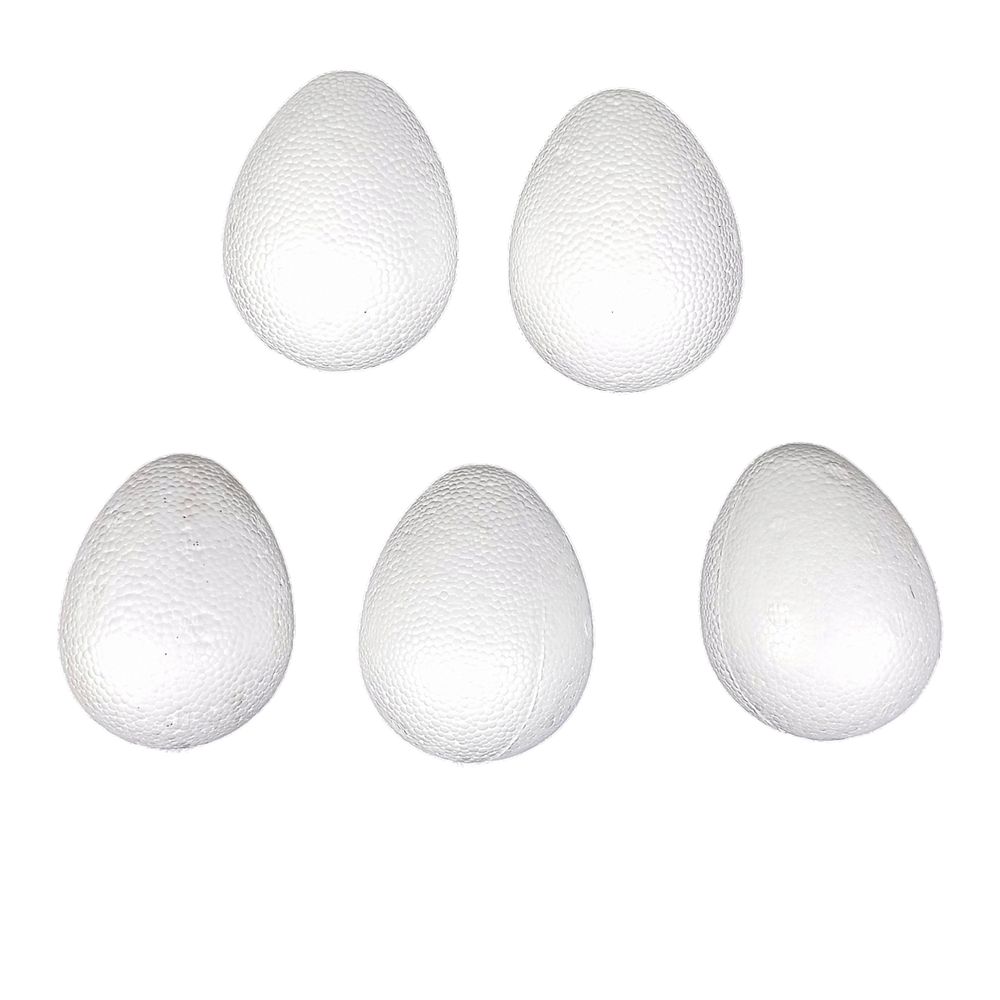 Заготовка з пінопласту для творчості "Яйце" 10см Білий Unison (FD-Egg 100)