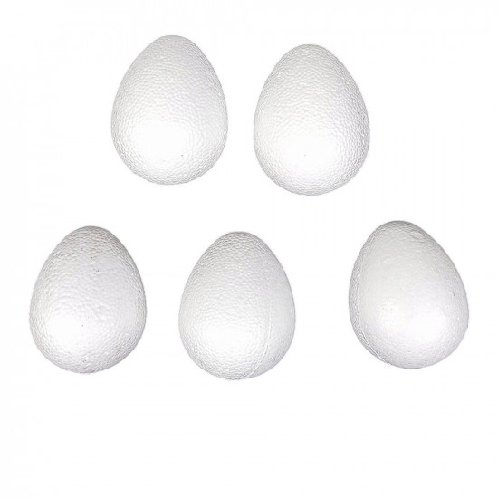 Заготовка з пінопласту для творчості "Яйце" 10см Білий Unison (FD-Egg 100)