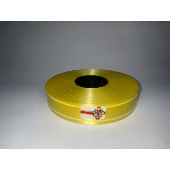 Стрічка пластикова 2см х 91м Жовтий Unison (LP20100-14)