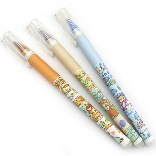 Ручка "пиши-стирай"  Aodemei "Girl" 0,38мм, синяя, 12шт/уп Разноцветный Без бренда (34207)