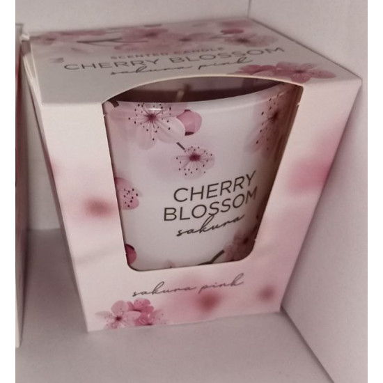 Свеча ароматическая "Cherry Blossom" "Вишневый цвет" (Розовая сакура) (71819)