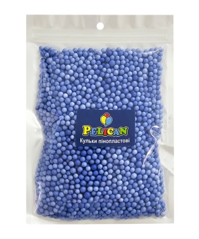 Пенопластовые шарики диаметр 4-6мм синие винтажные, 250мл Синий Pelican (886122)