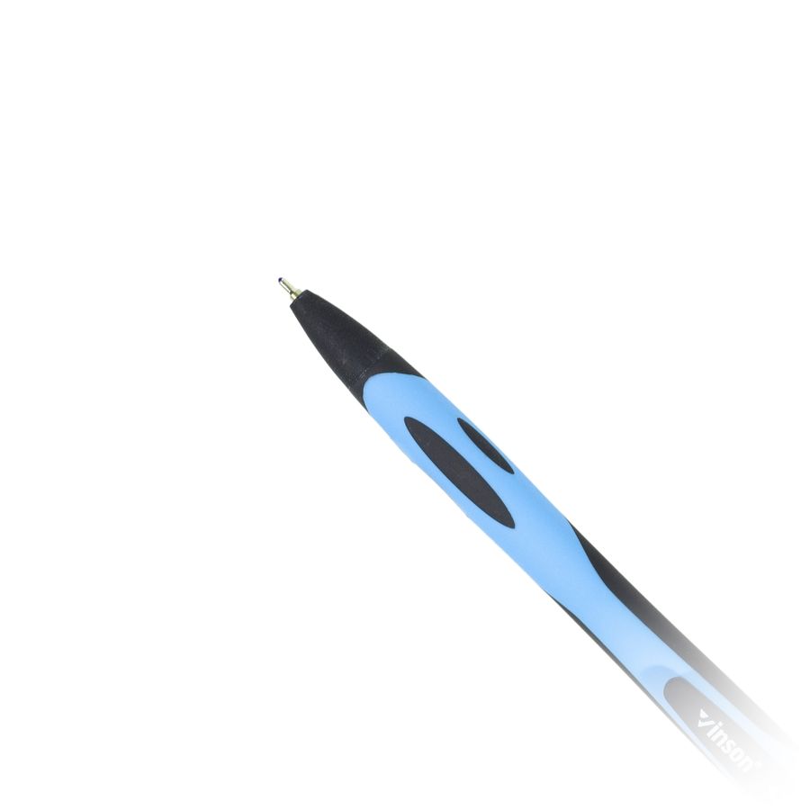Ручка масляна синя автомат Vinson "Free" soft grip (36шт/уп) Vinson (1008)