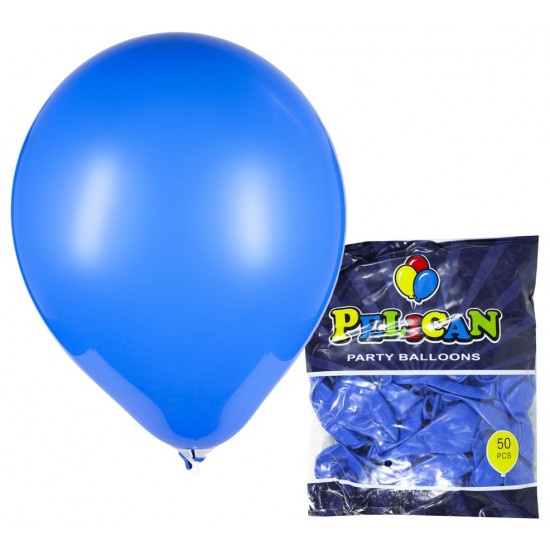 Кульки Pelican 10 '(26 см), пастель синій , 50шт / уп Синій Pelican (811804/1050-804)