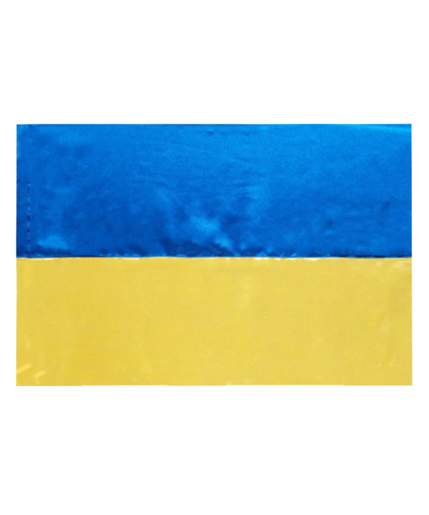 Прапор 140 х 90см, атласний Жовто-блакитний Unison (782012)