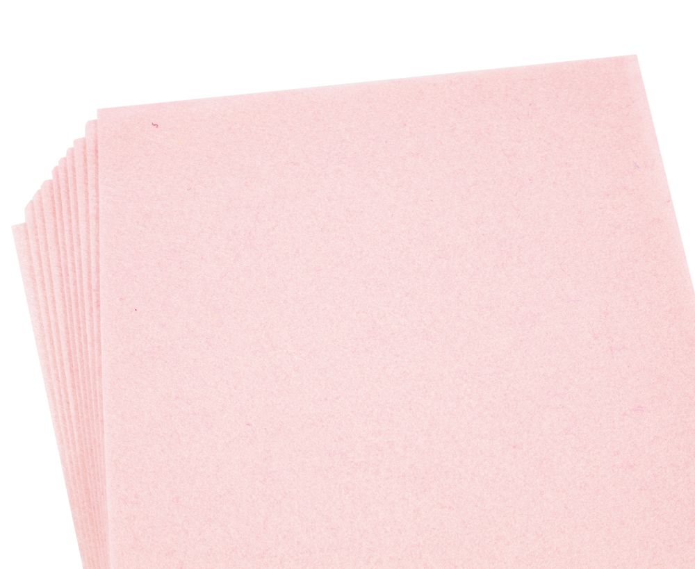 Фетр 20 х 30см, 1,2мм, 10 листів, рожевий Рожевий Unison (170HQ-030)