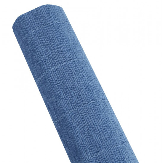 Папір гофрований 50 х 250см 180г Синій джинсовий Синій Cartotecnica Rossi (615)