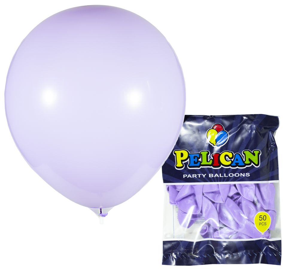 Кульки Pelican 10 '(26 см), макарун фіолетовий , 50 шт / уп Фіолетовий Pelican (811937/1050-937)