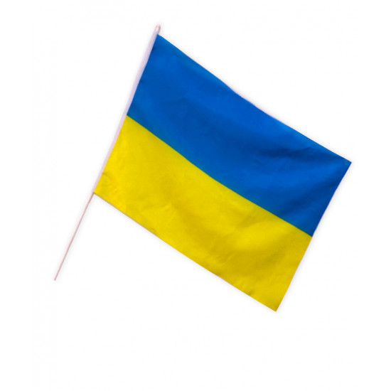 Флаг со штоком 90 х 60см Желто-синий Unison (782105)