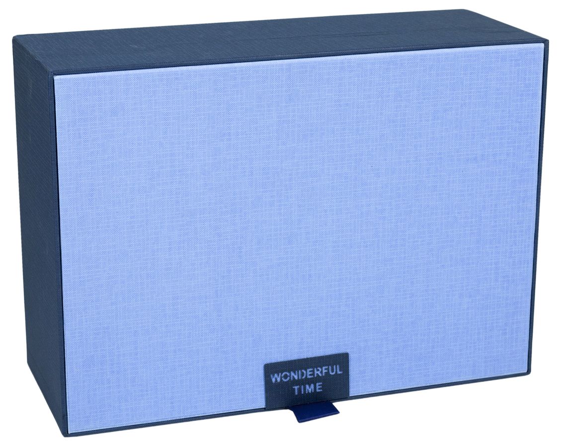 Коробка Y91342T-2 подарункова прямокутна синя, 3 шт.,  27x19.5x9.5cm Синій Unison (Y91342T-2   №2)