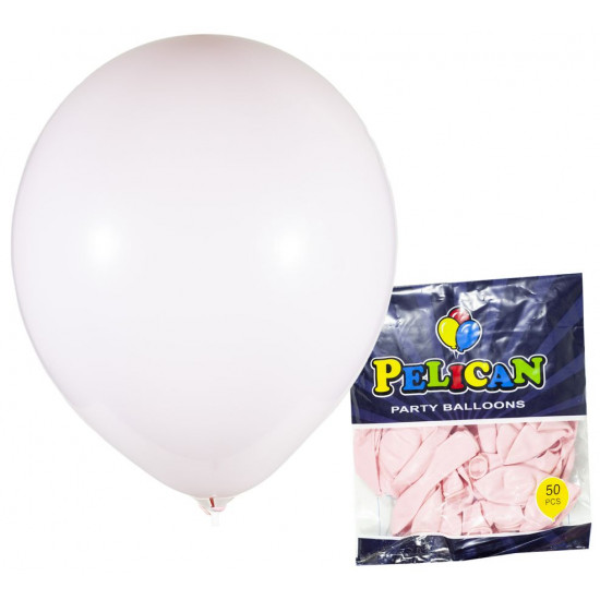 Кульки Pelican 10 '(26 см), пастель рожевий світлий, 50шт / уп Рожевий Pelican (811814/1050-814)