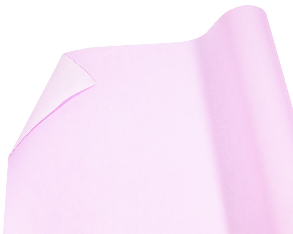 Папір пакувальний крафт-двосторонній 0,7 х 7м Рожевий Unison (Пт 474.1)