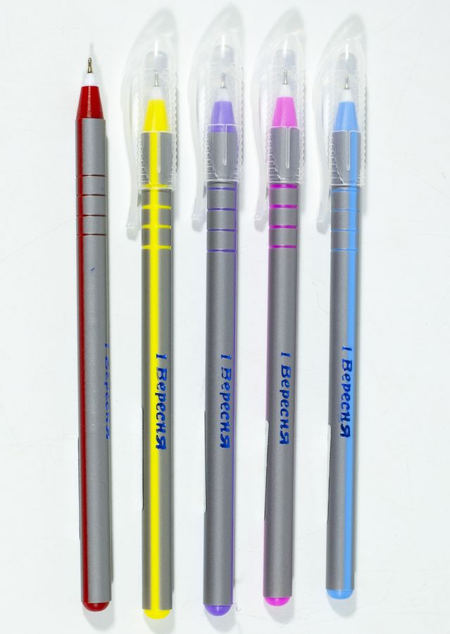 Ручка кулькова масляна " 1 Вересня" 0,6мм синя (30шт/упак.) 1 Вересня (410952)