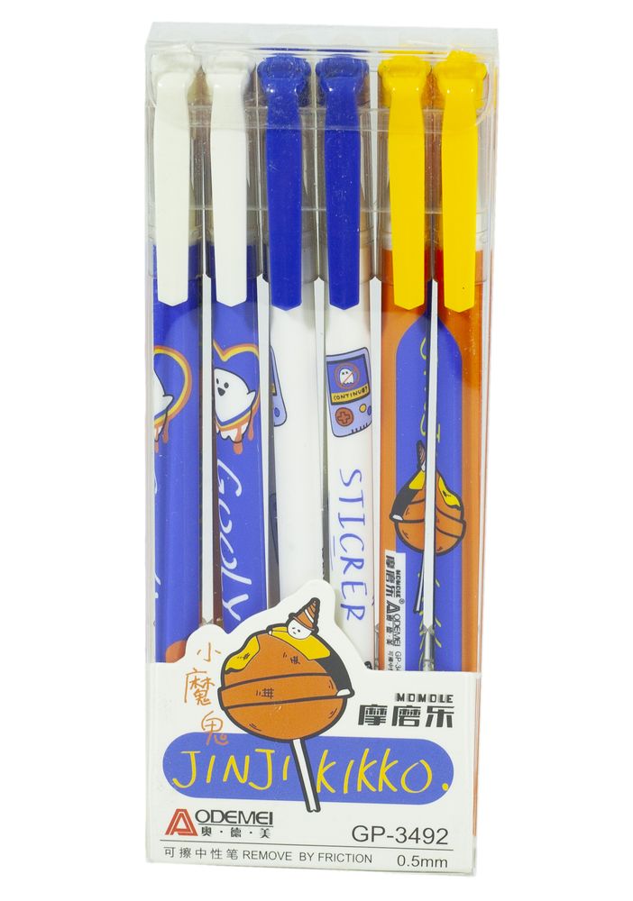 Ручка гелева пише - стирає 0,5мм,синя, Аodemei Unison (GP-3492)