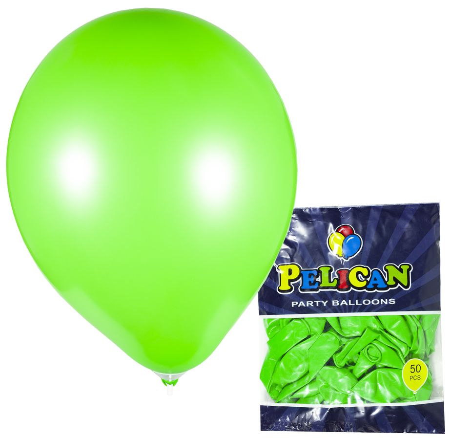 Кульки Pelican 10 '(26 см), пастель оливковий, 50шт / уп Зелений Pelican (811809/1050-809)