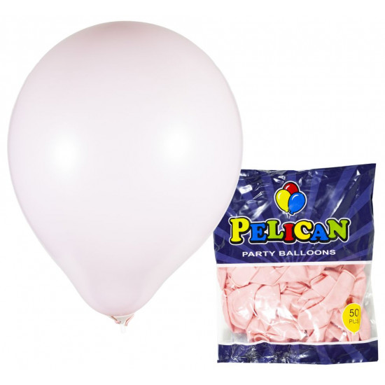 Кульки Pelican 10' (26 см), пастель рожевий ніжний, 50шт/уп Рожевий Pelican (811839/1050-839)