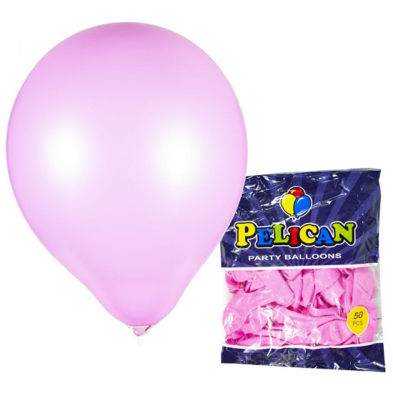 Кульки Pelican 10 '(26 см), пастель рожевий-2, 50шт / уп Рожевий Pelican (811838/1050-838)