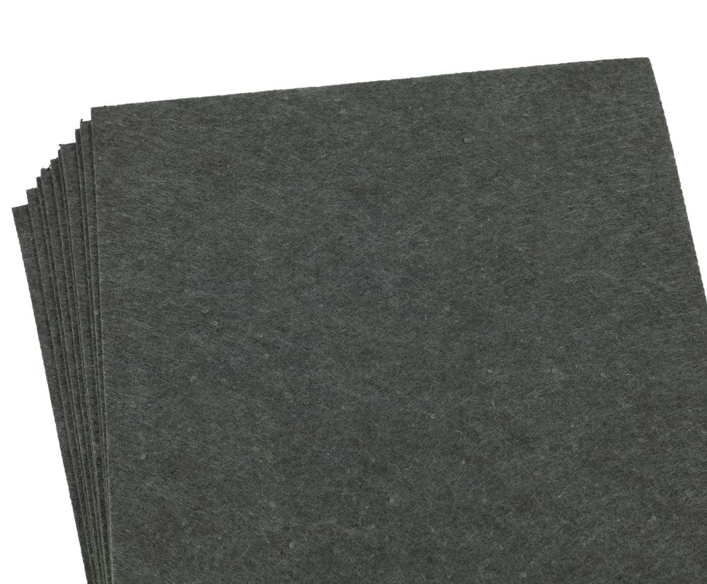 Фетр 20 х 30см, 1,2мм, 10 листів, сірий Сірий Unison (170HQ-025)