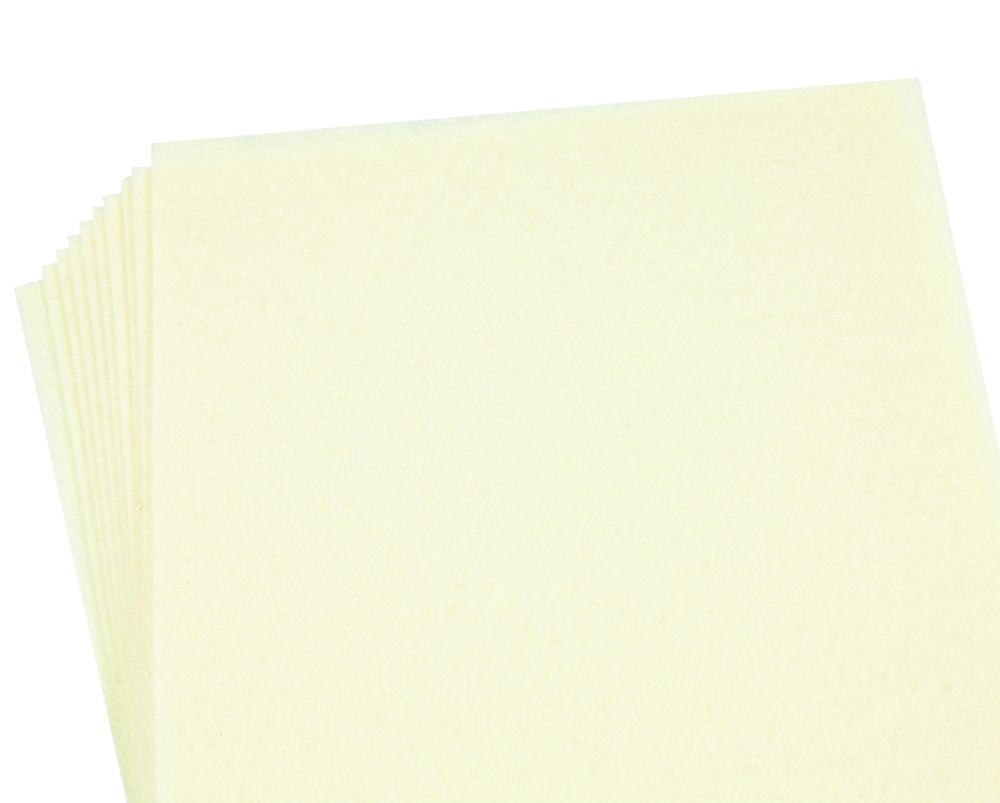 Фетр 20 х 30см, 1,2мм, 10 листів, жовто-білий Бежевий Unison (170HQ-056)