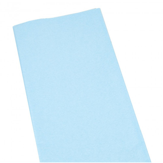 Папір тишью 17гр, 10 аркушів 50 х 66см Блакитний Unison (1068 T)